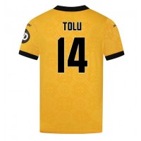 Stroje piłkarskie Wolves Tolu Arokodare #14 Koszulka Podstawowej 2025-26 Krótki Rękaw